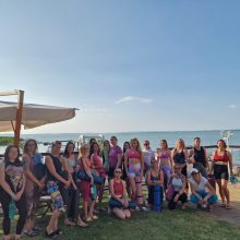 Pilates/jóga táborban voltunk a csajokkal!